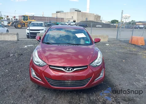 2015 Hyundai Elantra Se from USA, damaged, VIN 5NPDH4AE9FH556475